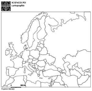 Les frontières intérieures de l'Europe 2010