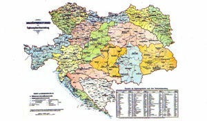 Austrian-Hungarian Empire territories before First World War