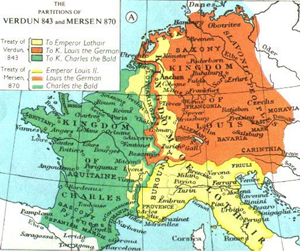 The partitions of Verdun 843 and Mersen 870