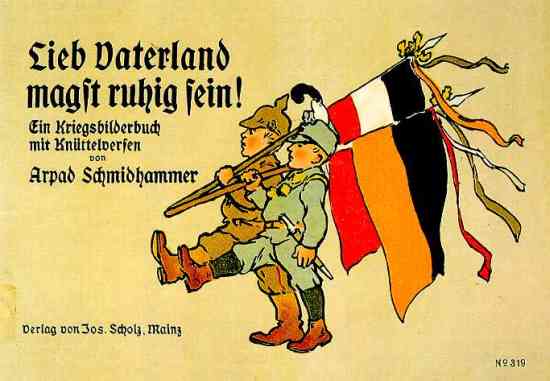 Alianza entre Alemania y Austria-Hungria.<br/>Fuente: historiasiglo20.org