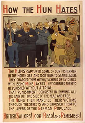 Cartel dedicado a la marinería británica.