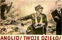 German propaganda poster "England, see what you\