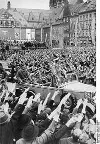 Das Sudetenland empfängt den Führer, Eger im Oktober 1938